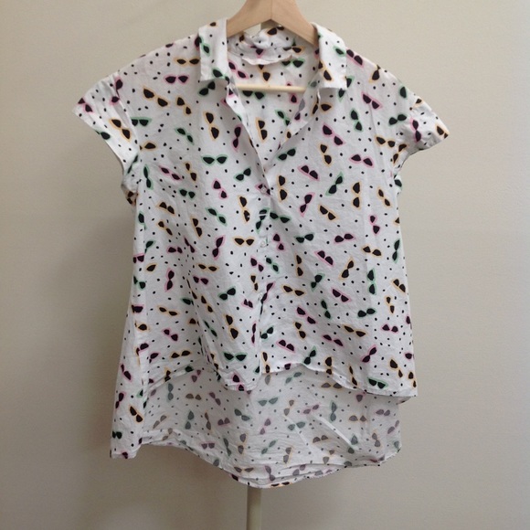 Zara | Hi-Lo Sunglasses Button-up | Medium - Picture 5 of 6